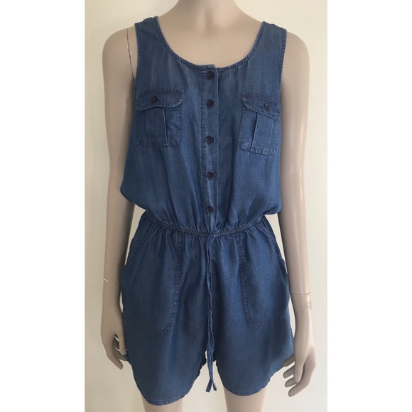 Ci Sono Chambray Romper NWT! - Picture 1 of 15